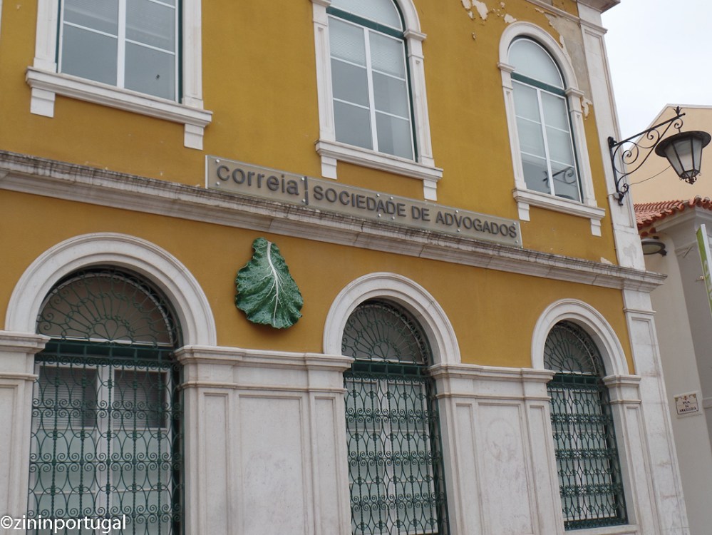 Keramiek in Caldas, koolblad